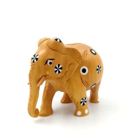 Various Colors Are Available Attractive Design Wooden Elephant Down