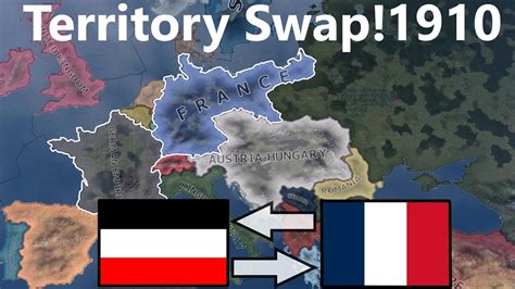 What If France And Germany Swapped Places In Hoi Timlapse Youtube