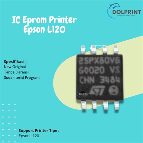 Jual IC Eprom Epson L120 IC Eeprom Reset Epson L120 Resetter Printer