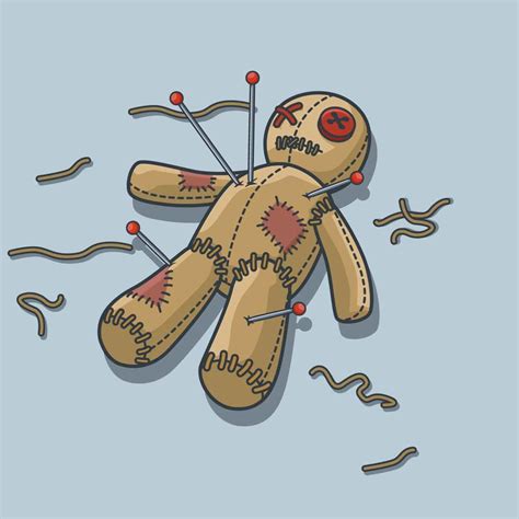 Voodoo Doll Vector Illustration 217337 Vector Art At Vecteezy