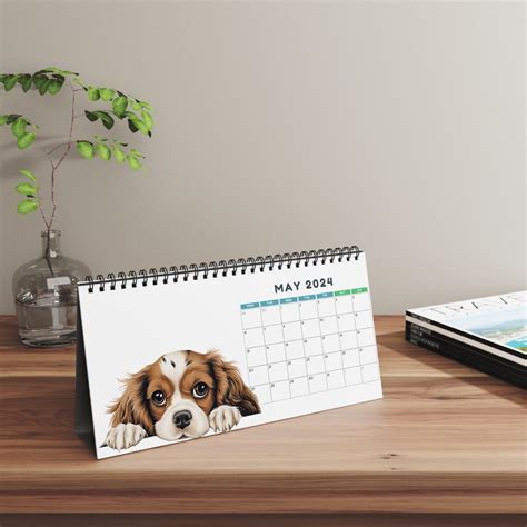 Calendrier Pour Chiens 2024 Idée De Cadeau Calendrier De Bureau vendu