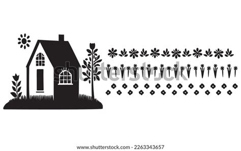 Collection Cute House Illustration Set Vector Stock Vector (Royalty ...