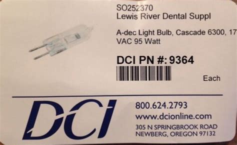 Adec Light Bulb Cascade 6300 17v 95w A Dec 041 709 00 DCI 9364 EBay