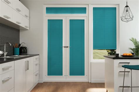 Precision In Teal Aluminium 25mm Perfect Fit Blind