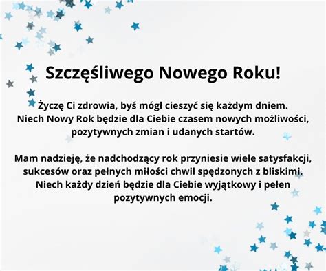 Gotowe życzenia noworoczne 2024 teksty oryginalne piękne życzenia