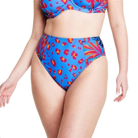 Tabitha Brown Swim Tabitha Brown High Waist Leopard Tropical Floral