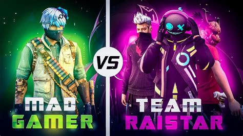 Mad Gamer 😜 Vs Team Raistar 🤯🔥 Ff Fast Movement And Headshot 😱