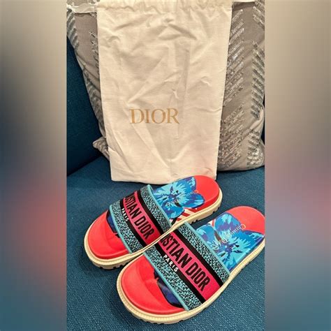 Dior Shoes Authentic Brand New Christian Dior Flower Slides Sandals Poshmark