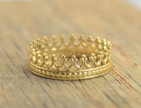 Crown Ring Princess Ring Gold Crown Ring Gold Princess Ring Tiara