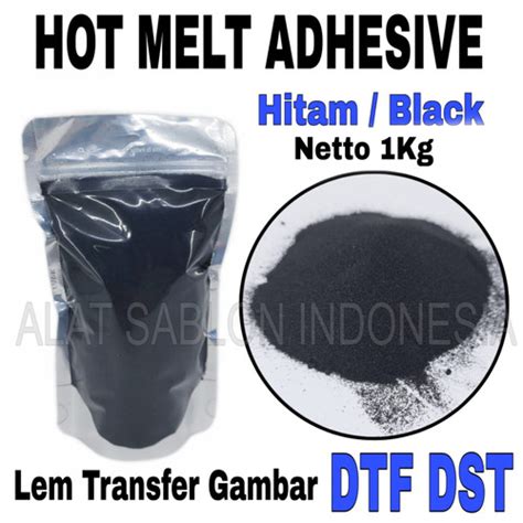 Jual Hot Melt Adhesive Black Powder Sablon Dtf Transfer Printing Kg