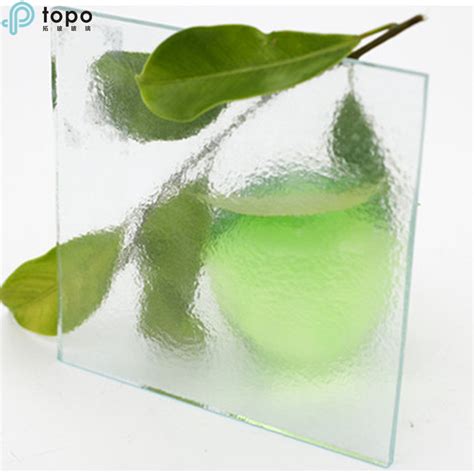 3mm 19mm Ultra Clear Low Iron Patterned Float Glass