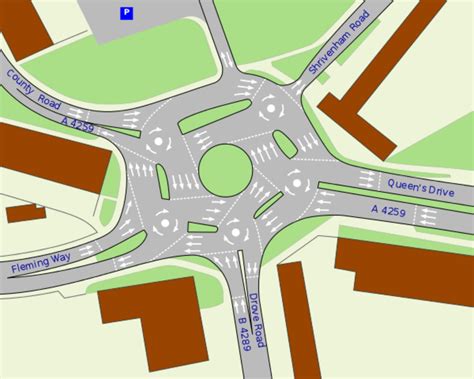 This insane giant traffic roundabout in England will make your head spin