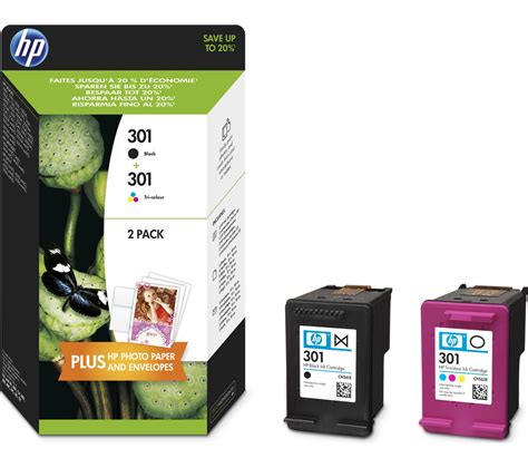 Hp 301 Tri Colour And Black Ink Cartridges Twin Pack Deals Pc World