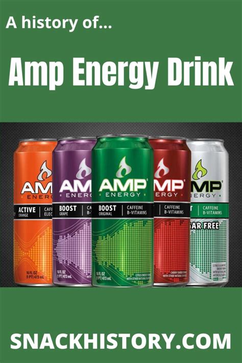 Amp Energy Drink (History, Flavors & Marketing) - Snack History