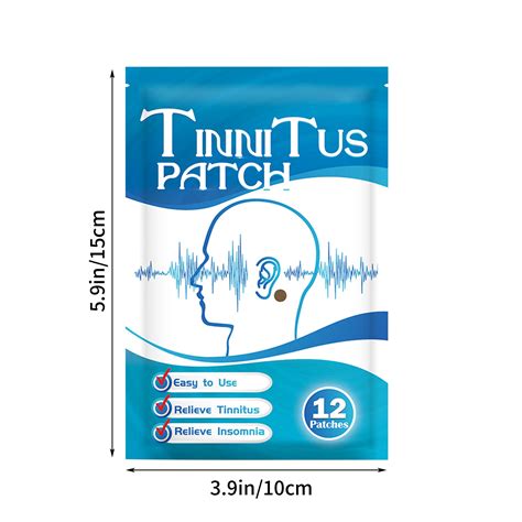 12pcs Tinnitus Relief For Ringing Ears Tinnitus Patches Natural