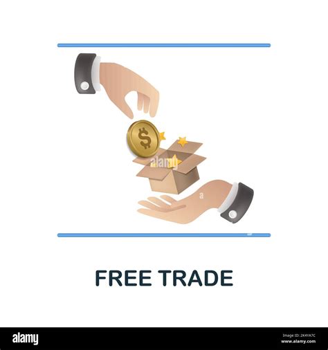 Free Trade Icon 3d Illustration From Economic Collection Creative