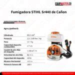 Fumigadora STIHL Sr440 de Cañon Equipmaster co