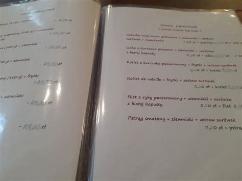 Menu At Kaszubska Restaurant Brusy