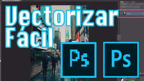 Como Vectorizar una imagen o logo desde photoshop la más fácil YouTube