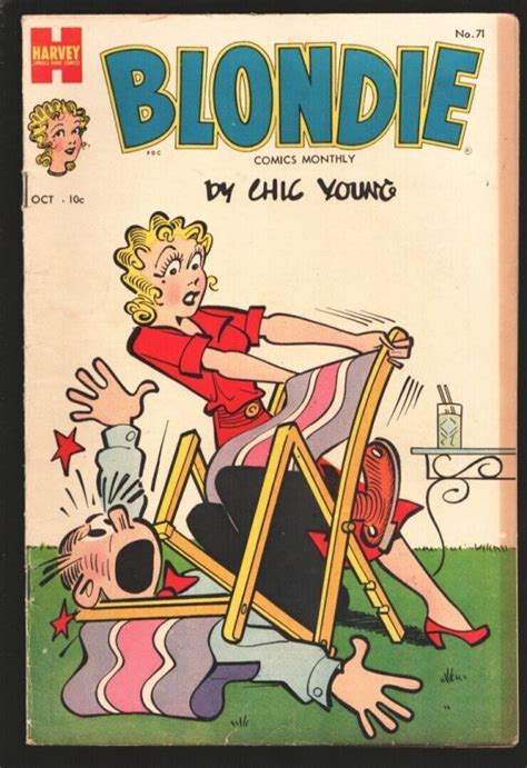 Blondie 71 1954 Harvey Dagwood Appears Chic Youngs Famous Comic Vg