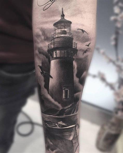 100 Lighthouse Tattoo Ideas Designs Meaning Styles Art And Design