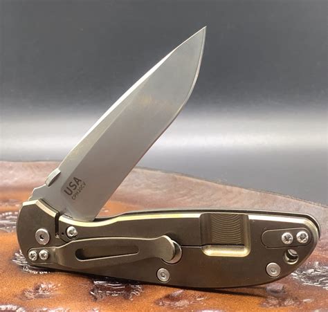 Hinderer Firetac Recurve Stonewash Bronze Black G Australian