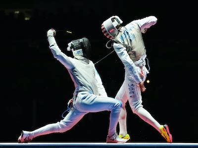 All the Action in Olympic Fencing Comes From the Floor