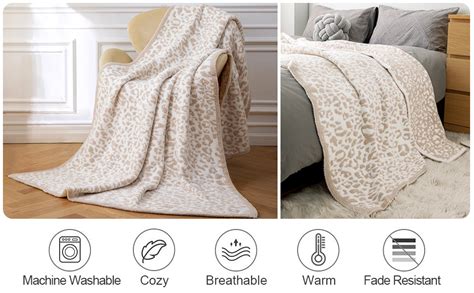 Amazon Mh Mylune Home Ultra Soft Leopard Throw Blanket X