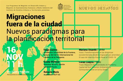 Serie de conversatorios Nuevos Desafíos: Migraciones fuera de la ciudad