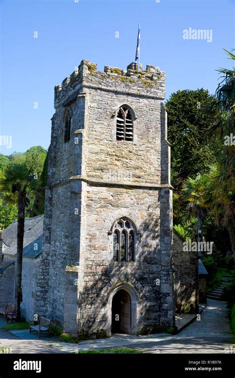 Church St Just In Roseland Cornwall Hi Res Stock Photography And