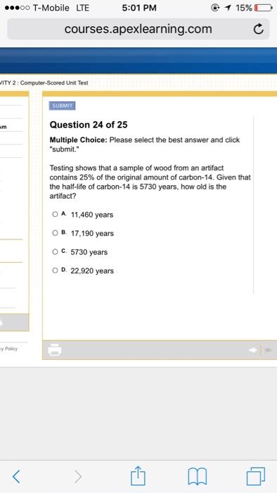 Solved Multiple Choice Please Select The Best Answer And