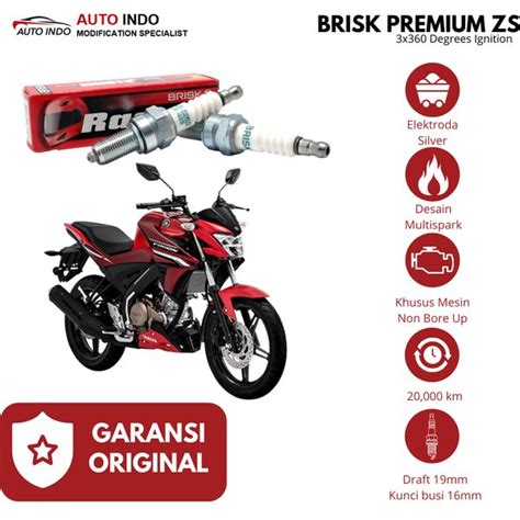 Jual Busi Motor Yamaha Vixion Brisk Premium Zs Ar Zs Di Lapak Auto