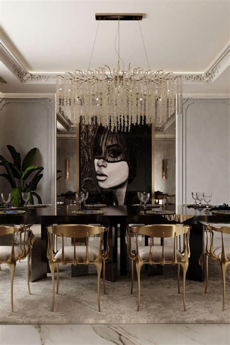 N Chair Dining Room Design By Mai Saad Unique Dining Room