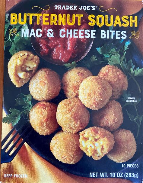 Trader Joes Butternut Squash Mac And Cheese Bites Review Club Trader Joes