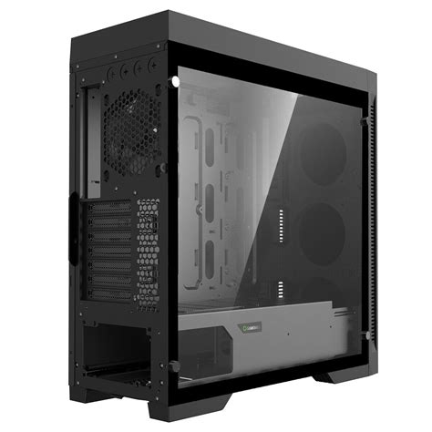 Game Max Abyss Argb Full Tower Atx Gaming Pc Case Tempered Glass Led