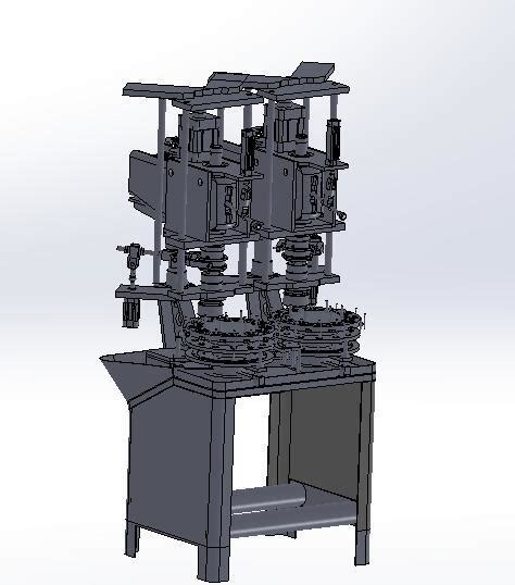 转盘式自动钻孔机3d模型下载三维模型step模型 制造云 产品模型