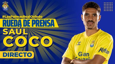 Rueda de prensa de Saúl Coco previa al partido UD Las Palmas vs Real