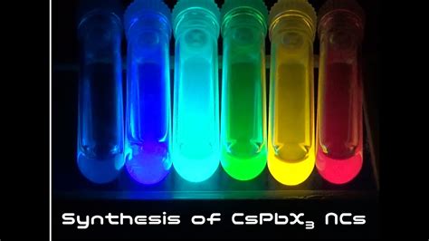 Synthesis Of Cspbx3 Ncs Youtube