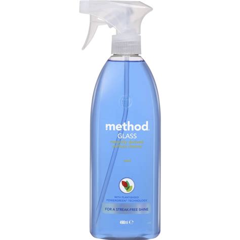 Method Glass And Surface Cleaner Mint 490ml Woolworths