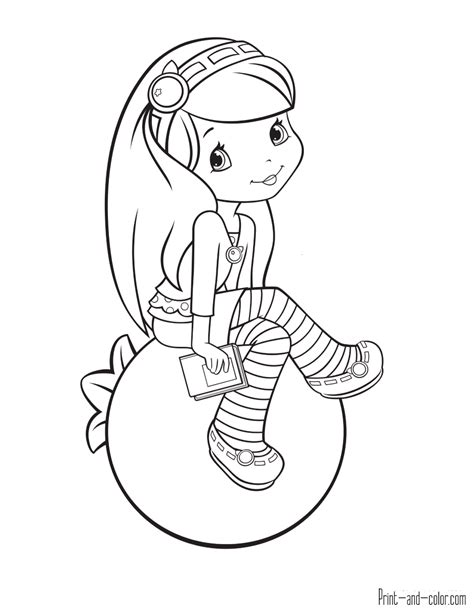 Strawberry Shortcake coloring pages | Print and Color.com