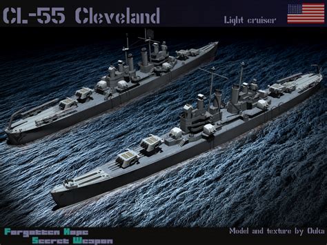 Uss Cleveland Cl 55 Forgotten Hope Secret Weapon Wiki Fandom