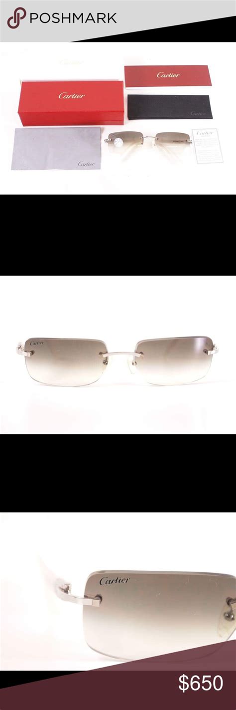 Cartier C Decor Sunglasses - Grey/White | Sunglasses, Sunglasses ...