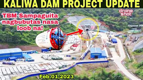 Boring Machine Nagbubutas Na Kaliwa Dam Project Update Rizal Feb