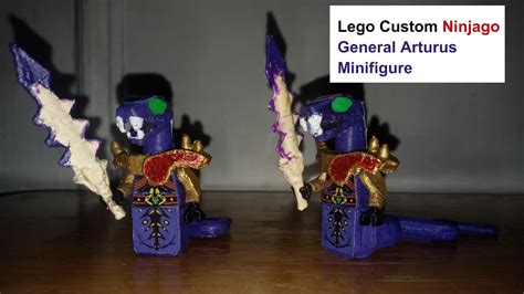 Lego Ninjago Custom Anacondrai General Arcturus Minifigure Plus The