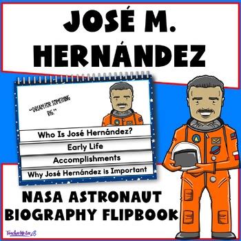 Jose Hernandez Biography Report Flipbook Latinx Leader Hispanic ...