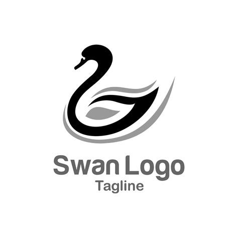 Abstract Swan Logo Vector Template 11410935 Vector Art At Vecteezy