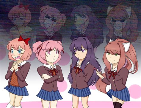 (Speedpaint) Doki Doki Literature Club by Barbarathebunny on DeviantArt