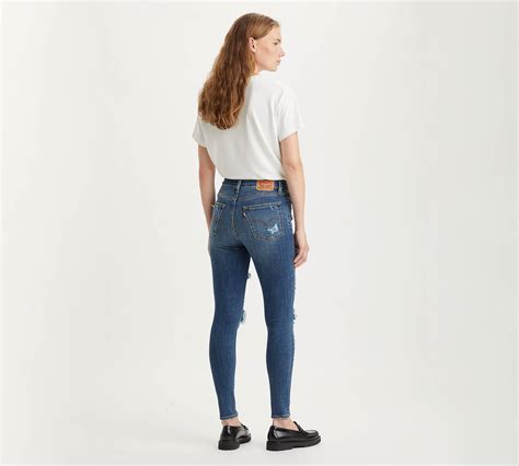 721 Jean Filiforme Taille Haute Pour Femme Lavé Foncé Levis® Ca