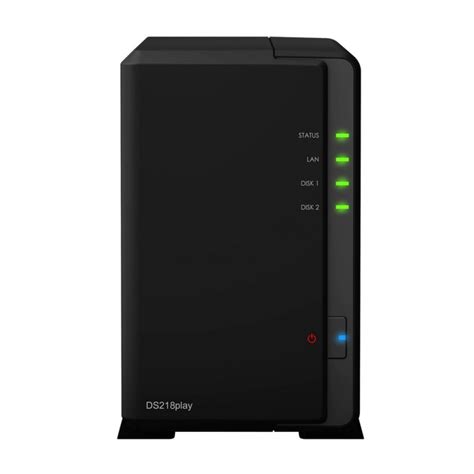 Synology Diskstation Ds218play Nas Compact Realtek Rtd1296 Noir