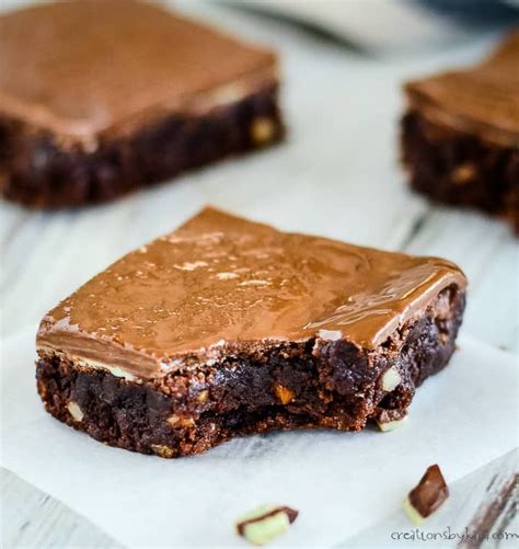 Andes Mint Brownies Recipe Easy Homemade Fudgy Brownies Topped With A